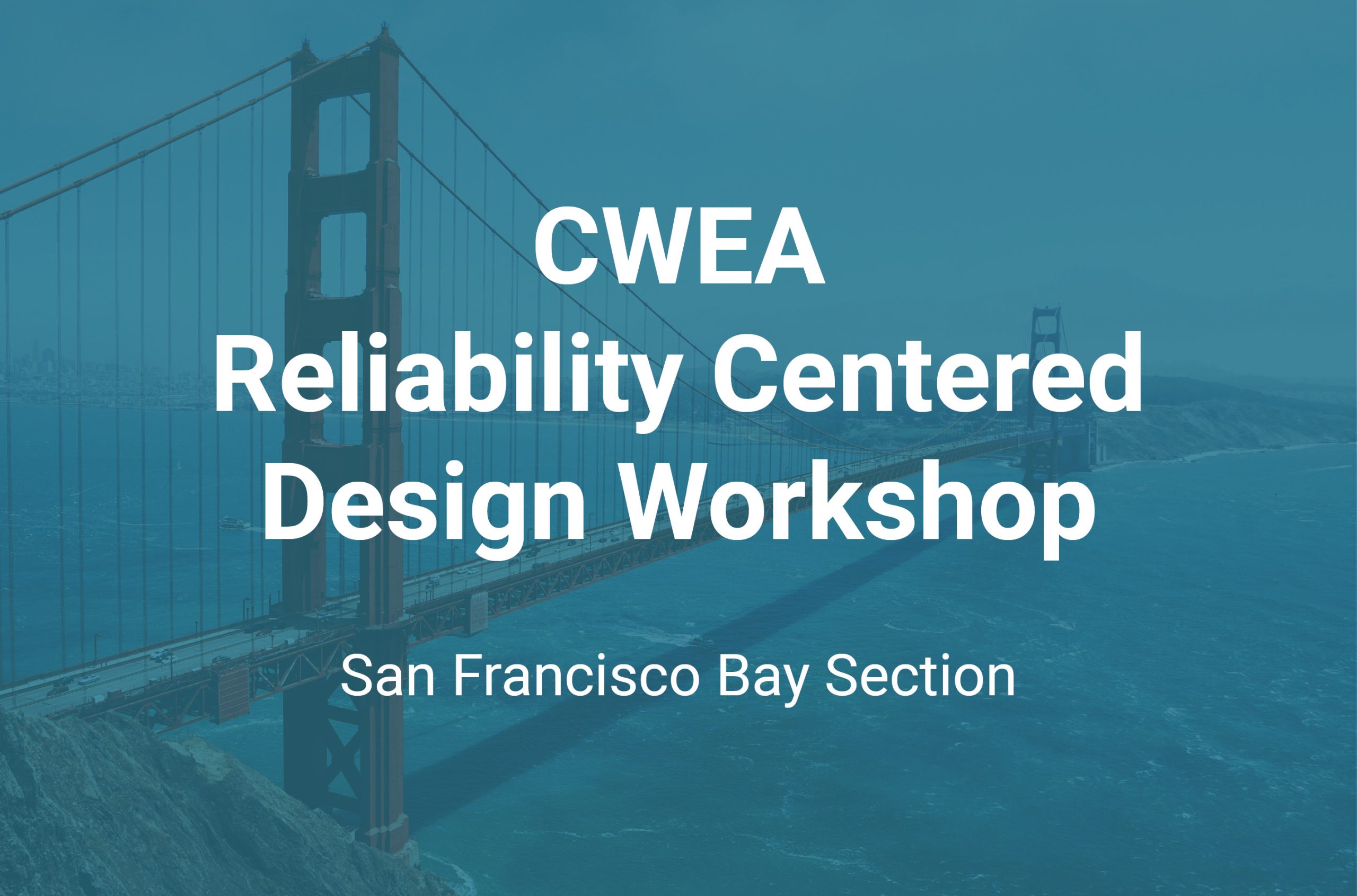 Get Ready for San Francisco Bay CWEA’s RCD November 8th